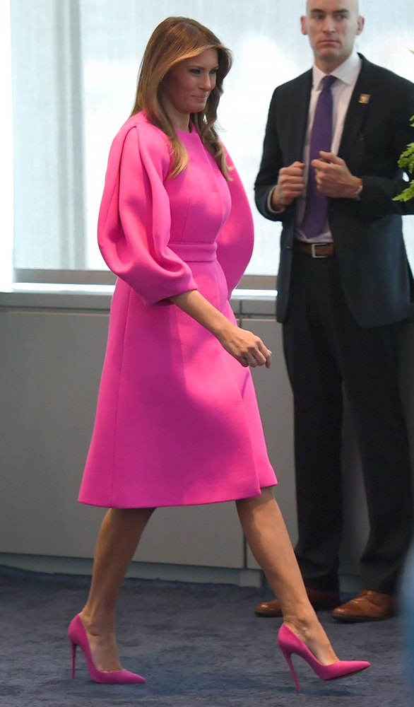 ������� ����� � ������ Delpozo � ������ Christian Louboutin � ����-�������� ����������� ������������ �����